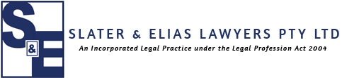 Slater and Elias Lawyers Logo